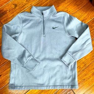 Boys Grey Nike Golf pullover